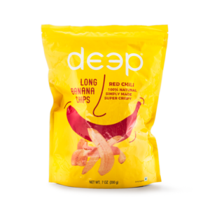 Deep Red Chili Long Banana Chips 200g