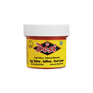 Desi Yellow Saffron Food Color 25g