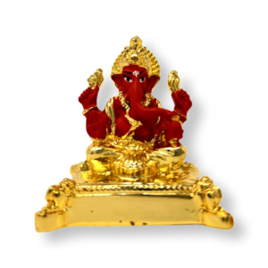 Divine Lord Ganesh Idol On Bajot For Car
