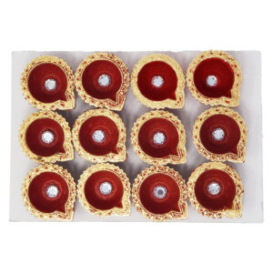 Diya Set of 12 Rangoli