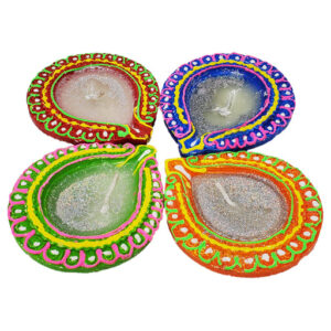 Diya Set of 4 Wax