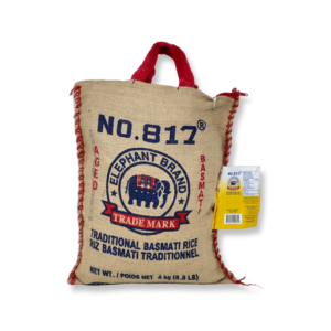 Elephant brand No 817 Extra long Basmati rice 4kg(8.8Lb)