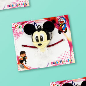 Funtoosh Mickey Mouse Black Children's Rakhi