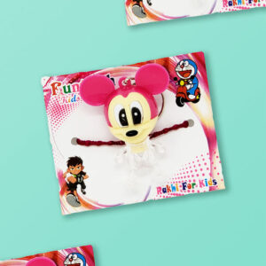 Funtoosh Mickey Mouse Pink Children's Rakhi