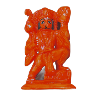 Globex Impex Hanumanji Statue 4'' (Marble)
