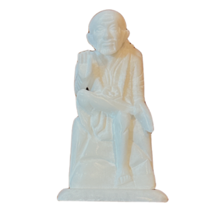 Globex Impex Sai Baba Statue 4'' (Marble)