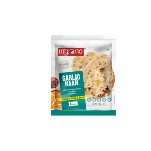 Ingrano Garlic Naan 340g (4 Pcs)