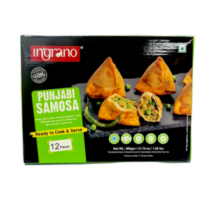 Ingrano Punjabi Samosa (No-Onion/No Garlic) (12 Pcs) 900g