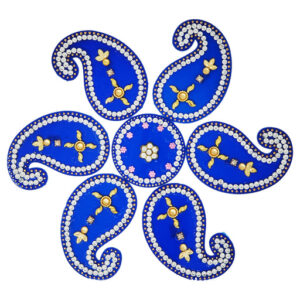 Kundan Rangoli Design (artificial Rangoli reusable)