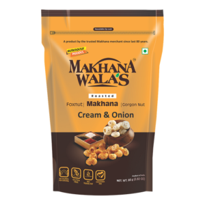 Makhana Walas Cream & Onion Roasted makhana 60g