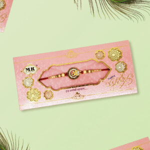 Mr Ganesh Circle Flower Rakhi