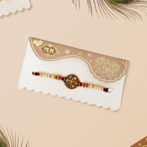 Mr Ganesh Flower Rakhi