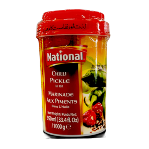 National Green Chilli Pickle 1000g