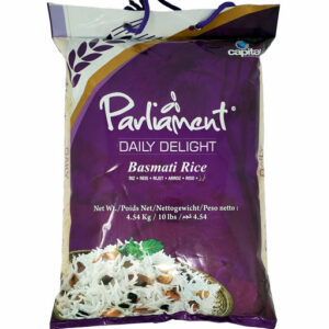 Parliament Daily Delight Basmati Rice 10lb (4.54kg)