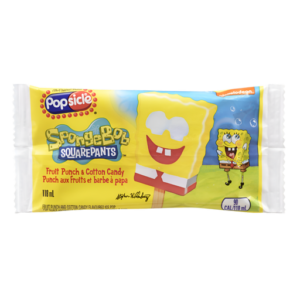 PopSicle Spongebob Fruit Punch & Cotton Candy 118ml