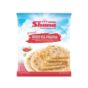 Shana Frozen Mix Veg Paratha 400g