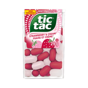 Tic Tac Strawberry & Cream Mints 29g