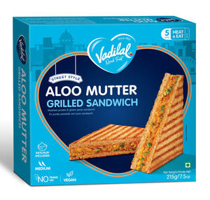 Vadilal Aloo Mutter Grilled Sandwich 215g
